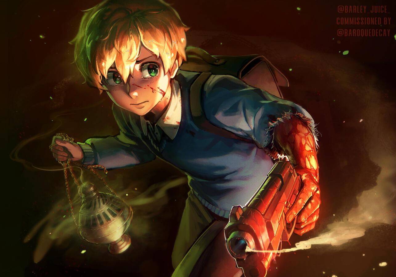 Promotional work done for game, "Catechesis"